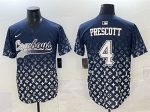 Dallas Cowboys #4 Dak Prescott Navy Limited Stitched Jersey