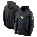Jacksonville Jaguars Black Icon Performance Pullover Hoodie