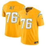 Los Angeles Chargers #76 Joe Alt Gold 2025 F.U.S.E. Alternate Vapor Limited Football Stitched Jersey