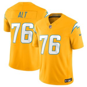 Los Angeles Chargers #76 Joe Alt Gold 2025 F.U.S.E. Alternate Vapor Limited Football Stitched Jersey