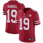 San Francisco 49ers #19 Deebo Samuel Red Super Bowl LIV Vaper Untouchable Limited Stitched Jersey