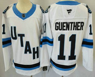 Utah Club #11 Dylan Guenther White 2024 Stitched Jersey