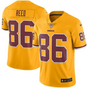 Redskins #86 Jordan Reed Gold Stitched Limited Rush Nike Jersey