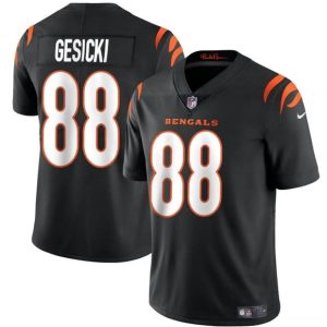 Cincinnati Bengals #88 Mike Gesicki Black Vapor Untouchable Limited Stitched Jersey