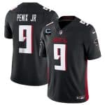 Atlanta Falcons #9 Michael Penix Jr Black 2025 F.U.S.E. With 1-Star C Patch Vapor Untouchable Limited Stitched Jersey
