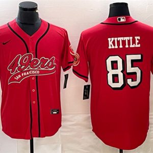 San Francisco 49ers #85 George Kittle New Red Cool Base Stitched Jersey