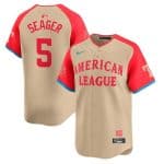 American League #5 Corey Seager Cream 2024 All-Star Limited Stitched Jersey
