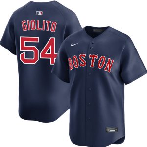 Boston Red Sox #54 Lucas Giolito Navy Alternate Limited Stitched Jersey
