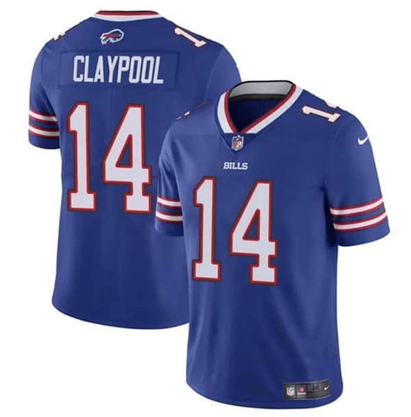 Buffalo Bills #14 Chase Claypool Blue 2024 Vapor Untouchable Limited Stitched Jersey