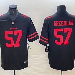 San Francisco 49ers #57 Dre Greenlaw Black Vapor Untouchable Limited Stitched Jersey