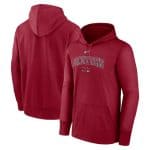 Arizona Diamondbacks Red Collection Practice Performance Pullover Hoodie