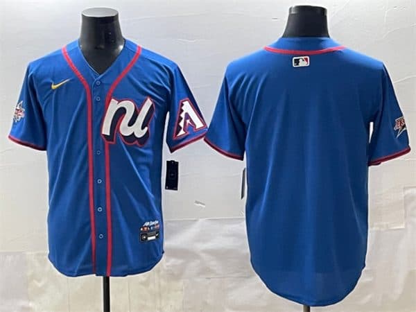 National League Arizona Diamondbacks Blank Blue 2025 All-Star Edition Limited Stitched Jersey