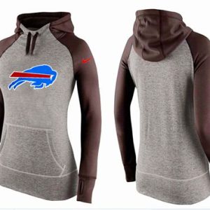 Nike Buffalo Bills Performance Hoodie Grey Brown