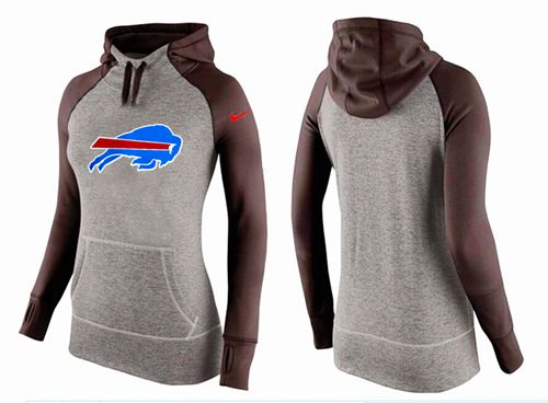 Nike Buffalo Bills Performance Hoodie Grey Brown