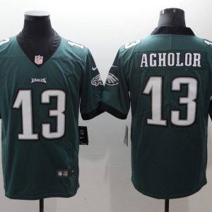 Philadelphia Eagles #13 Nelson Agholor Green Vapor Untouchable Limited Stitched Jersey