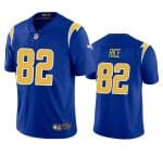 Los Angeles Chargers #82 Brenden Rice Royal 2024 Draft Vapor Limited Stitched Jersey