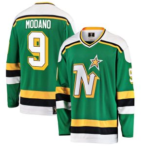 Dallas Stars #9 Mike Modano Green Stitched Jersey