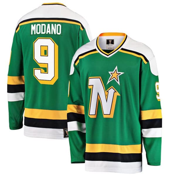 Dallas Stars #9 Mike Modano Green Stitched Jersey