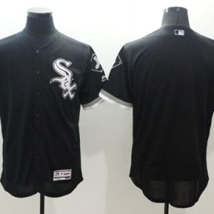 White Sox Blank Black Flexbase Authentic Collection Stitched Jersey