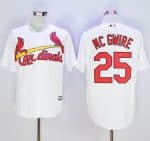 Cardinals #25 Mark McGwire White New Cool Base Stitched Jersey