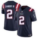 New England Patriots #2 Harold Landry III Navy 2025 F.U.S.E. Vapor Limited Stitched Jersey