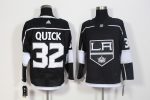 Los Angeles Kings #32 Jonathan Quick Black Stitched Adidas Jersey