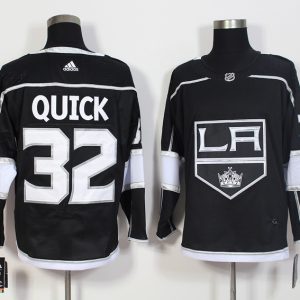 Los Angeles Kings #32 Jonathan Quick Black Stitched Adidas Jersey