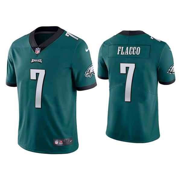 Philadelphia Eagles #7 Joe Flacco Green Vapor Untouchable Limited Stitched Jersey