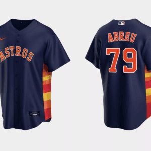Houston Astros #79 Jos¨¦ Abreu Navy Cool Base Stitched Jersey
