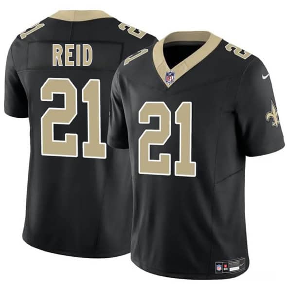 New Orleans Saints #21 Justin Reid Black 2025 F.U.S.E. Vapor Limited Stitched Jersey