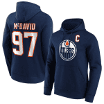 Edmonton Oilers #97 Connor McDavid Navy Pullover Hoodie