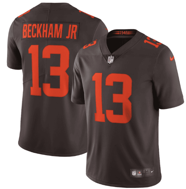 Cleveland Browns #13 Odell Beckham Jr. New Brown Alternate Vapor Untouchable Limited Stitched Jersey