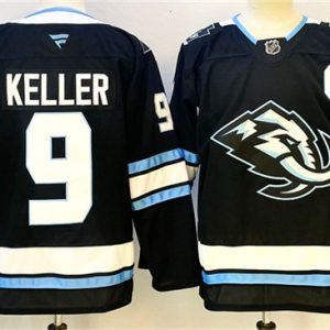 Utah Mammoth #9 Clayton Keller Navy 2025 With C Patch Stitched Jersey