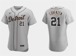 Detroit Tigers #21 Michael Lorenzen Gray Flex Base Stitched Jersey