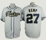 Padres #27 Matt Kemp White Cool Base Stitched Jersey