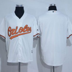 Orioles Blank White New Cool Base Stitched Jersey