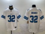 Detroit Lions #32 Brian Branch White 2024 F.U.S.E. Vapor Limited Stitched Jersey