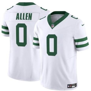 New York Jets #0 Braelon Allen White 2024 F.U.S.E. Vapor Limited Stitched Jersey
