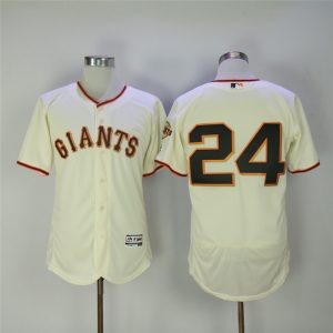 San Franciscoc Giants #24 Willie Mays Cream Flexbase Stitched Jersey