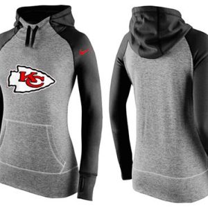 Nike Kansas City Chiefs Performance Hoodie Grey Black