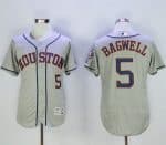 Astros #5 Jeff Bagwell Grey Flexbase Authentic Collection Stitched Jersey