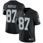 Las Vegas Raiders #87 Foster Moreau Black Vapor Untouchable Limited Stitched Jersey