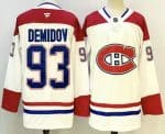 Montreal Canadiens #93 Ivan Demidov White Authentic Jersey