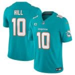 Miami Dolphins #10 Tyreek Hill Aqua 2024 F.U.S.E. With 3-Star C Patch Vapor Limited Stitched Jersey
