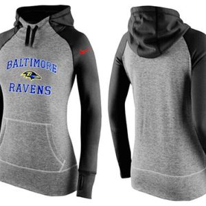 Nike Baltimore Ravens Performance Hoodie Grey Black_1