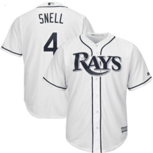 Tampa Bay Rays #4 Blake Snell White Stitched Jersey