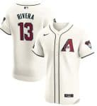 Arizona Diamondbacks #13 Emmanuel Rivera Cream Flex Base Stitched Jersey