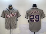 Detroit Tigers #29 Tarik Skubal Grey Cool Base Stitched Jersey