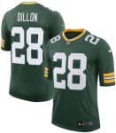 Green Bay Packers #28 A. J. Dillon Green 2025 New Vapor Untouchable Limited Stitched Jersey