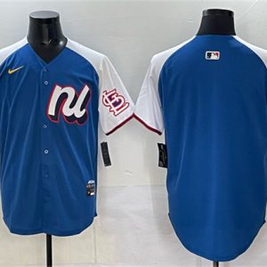 National League St. Louis Cardinals Blank Blue Alternate 2025 All-Star Edition Limited Stitched Jersey